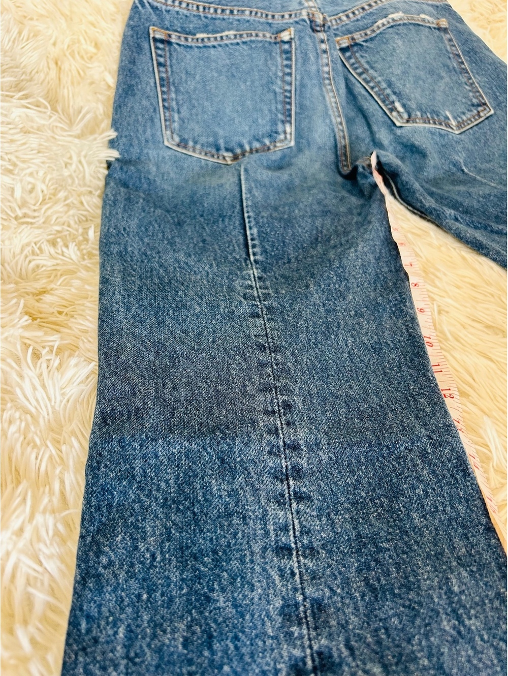 Reformation Skinny French Baltic Wash Blue Denim Jeans Size 29